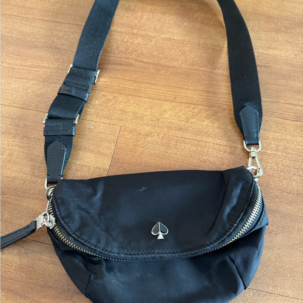 Kate Spade Black Nylon Crossbody Bag